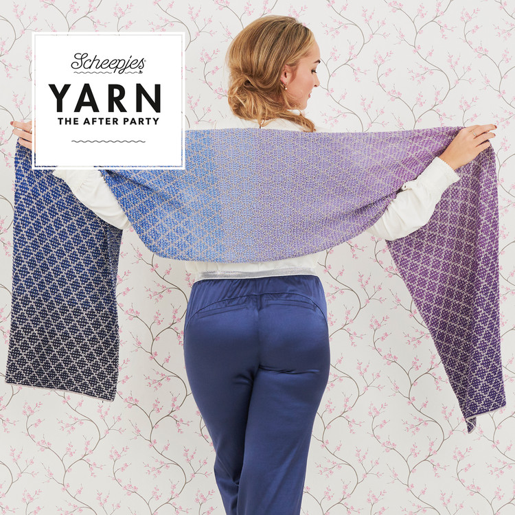 Lavender Trellis Wrap - kötésminta Lavender Trellis Wrap - kötésminta